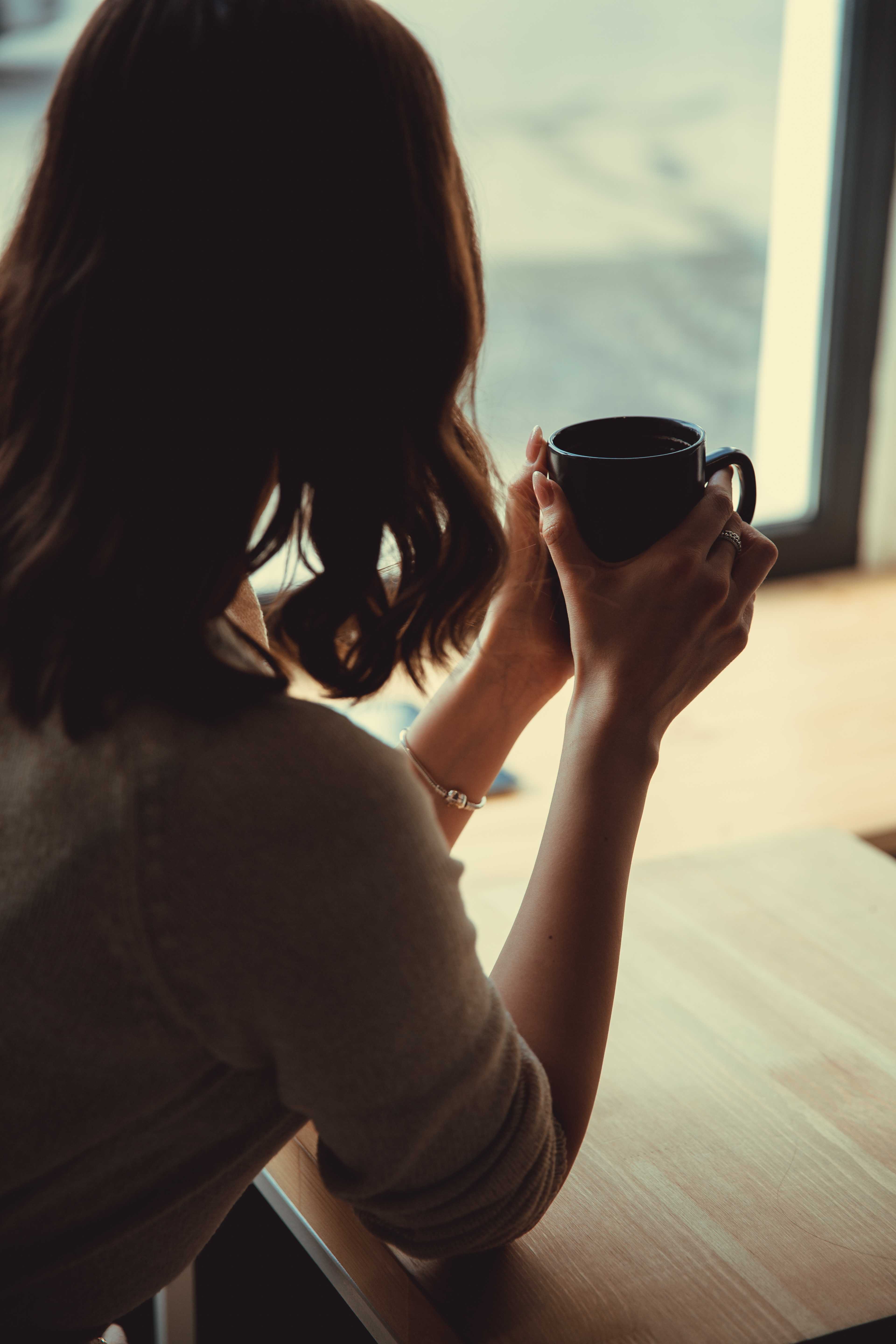 Woman with Coffee